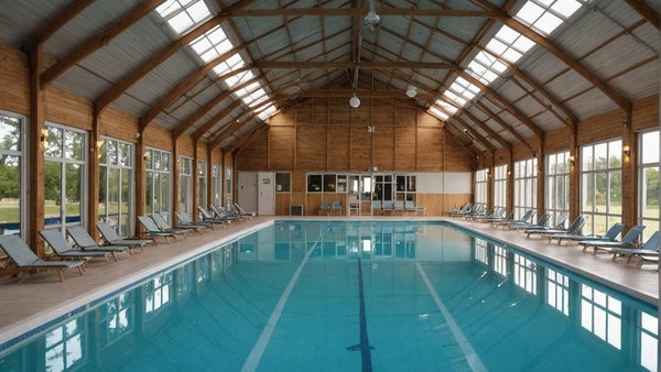 Découvrez la piscine couverte du camping à saint gilles croix de vie